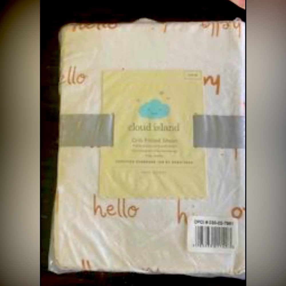 Cloud Island Gender Neutral Crib Sheet